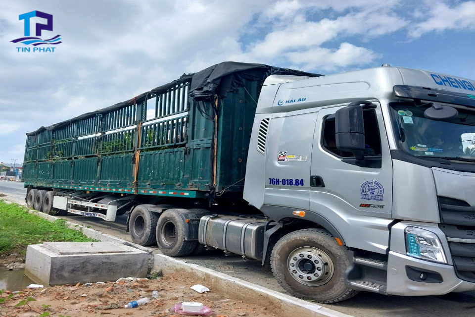 Đội xe đa dạng với nhiều loại hình như xe thùng bạt, xe thùng kín, xe mui bạt, xe cẩu tự hành, xe đầu kéo, xe container và xe fooc lùn