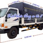 kích thước thùng xe tải 8 tấn