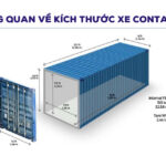 kích thước xe container