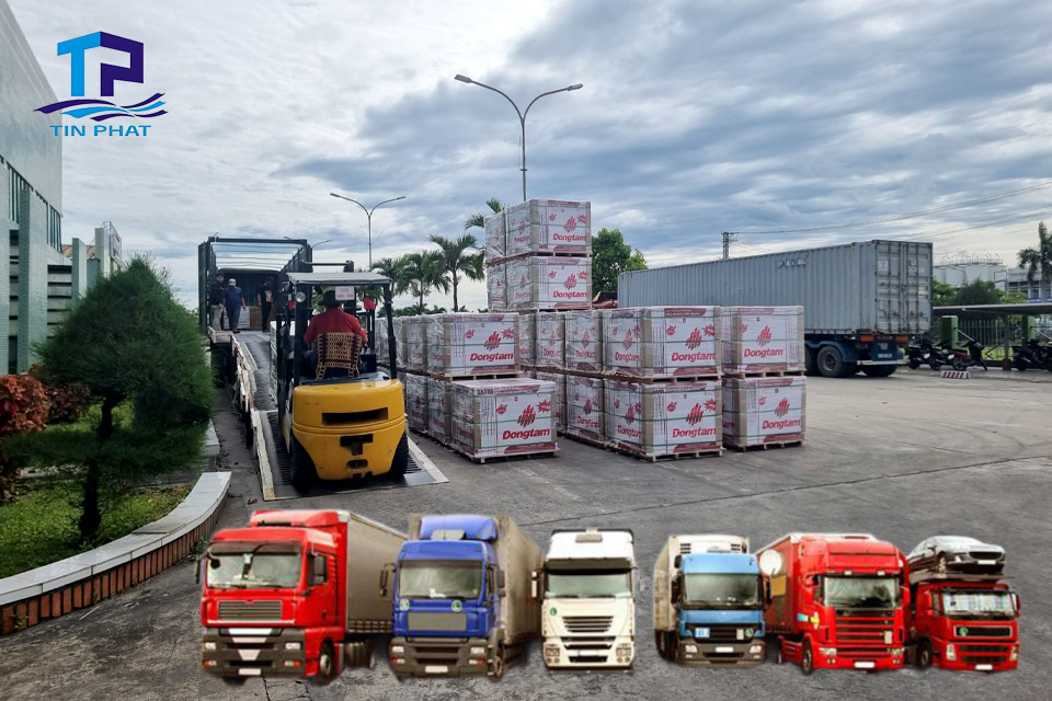 Tín Phát sở hữu đầy đủ các loại xe với tải trọng khác nhau