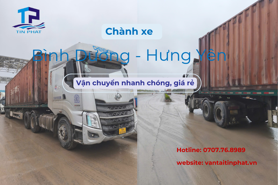 Xe Bình Dương Đi Hưng Yên