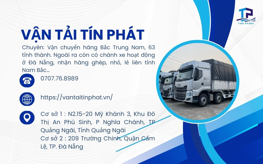 Dịch vụ vận chuyển Chành xe Daklak đi Vĩnh Phúc tại Vận Tải Tín Phát