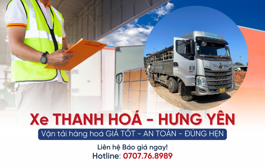 xe thanh hóa đi hưng yên