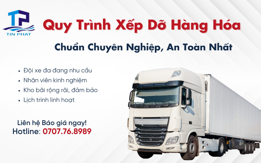 quy trình xếp dỡ hàng hóa