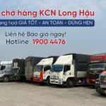xe tải chở hàng KCN Long Hậu