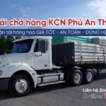 xe tải chở hàng kcn phú an thạnh