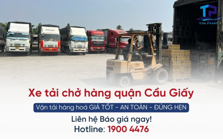 Xe tải chở hàng quận Cầu Giấy